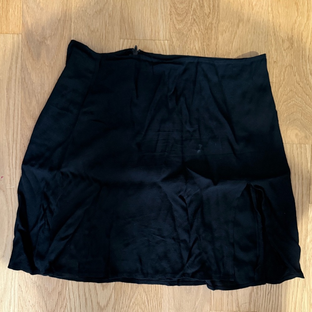 Reformation Black Mini Skirt